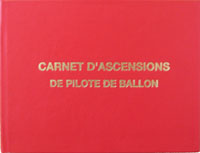 Carnet d'ascensions de pilote de ballon