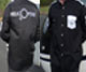 Chemise pilote + O noire homme brod�e HELICOPTERE