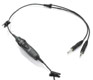 C�ble Bose X version batteries, double jacks, micro electret