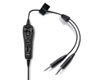 C�ble version batterie haute imp�dance avec connecteur double jacks et Bluetooth