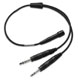 C�ble adaptateur Bose A20 Lemo -> doubles jacks