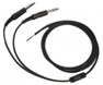 Cordon de remplacement Pilot PA78 double jacks mono/stereo