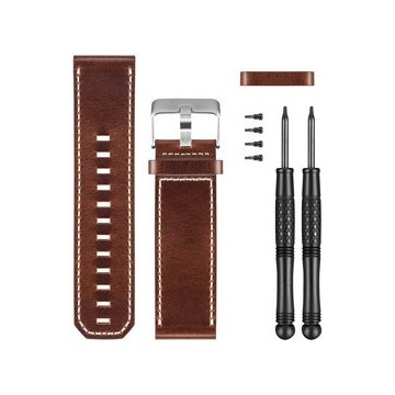Bracelet de cuir pour montre Garmin D2 Bravo Bracelet de cuir pour montre Garmin D2 Bravo