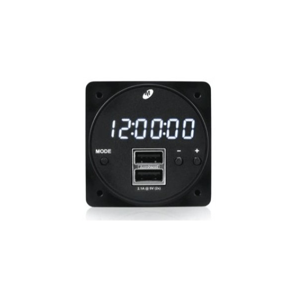 Horloge digitale - chargeur USB 57mm Mid-Continent MD93
