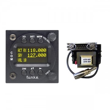 Radio VHF Funke ATR833-2K-OLED + adaptateur Radio VHF Funke ATR833-2K-OLED + adaptateur