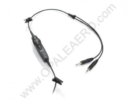 Câble Bose X version batteries, double jacks, micro electret Câble Bose X version batteries, double jacks, micro electret