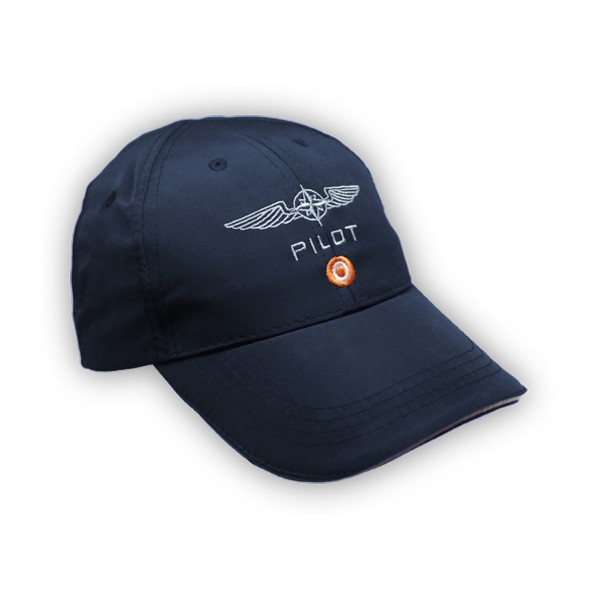 Casquette en microfibres bleu Navy Design4Pilots