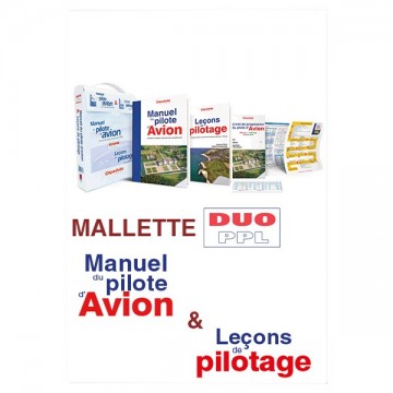 La mallette Duo PPL - Manuel du pilote d'avion 18e édition + Leçons de pilotage 5e édition La mallette Duo PPL - Manuel du pilote d'avion 18e édition + Leçons de pilotage 5e édition