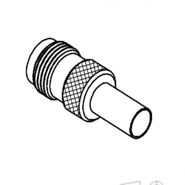 Connecteur TNC, femelle, droit, à sertir RG-142, RG-400