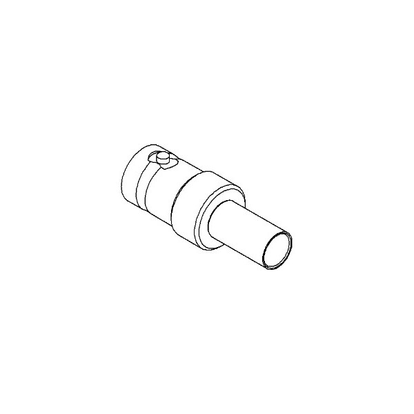 Connecteur BNC, femelle, droit, à sertir RG-142, RG-400