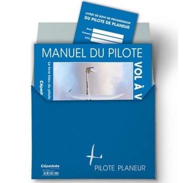 Pochette bleue du Pilote Planeur (+ livret de progression)