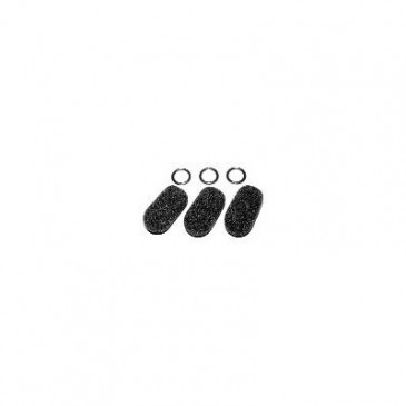 Lot de 3 bonnettes microphone pour casques Flightcom