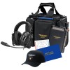 Pack Bravo – Casque HME 130 + sac, planchette, carnet de vol et accessoires pilote