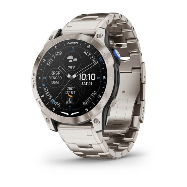 Montre GPS Garmin D2 Mach 1 - titane