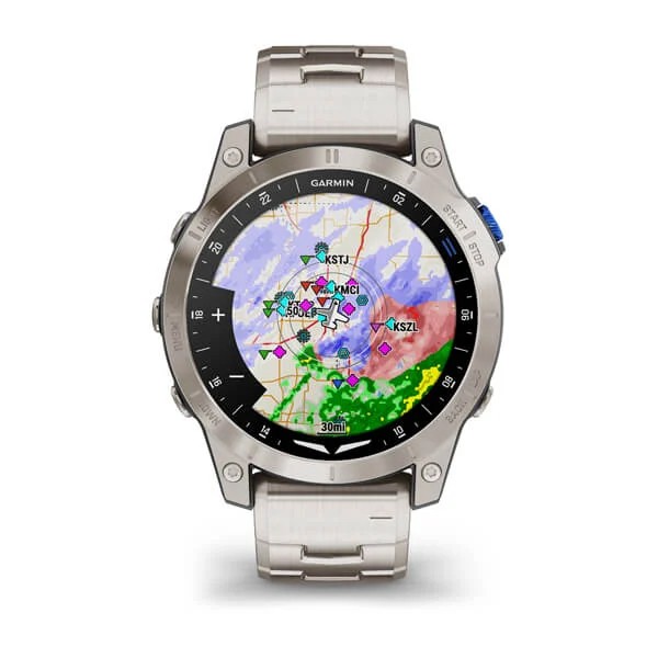 Montre GPS Garmin D2 Mach 1 - titane