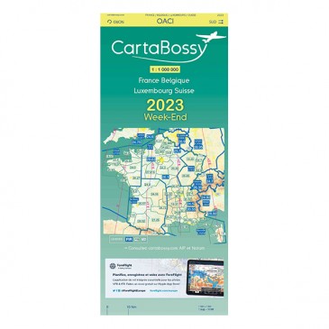 Carte VFR Cartabossy France 2023 Week-End