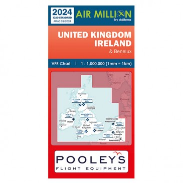 Carte VFR Air Million UK-Ireland 2024