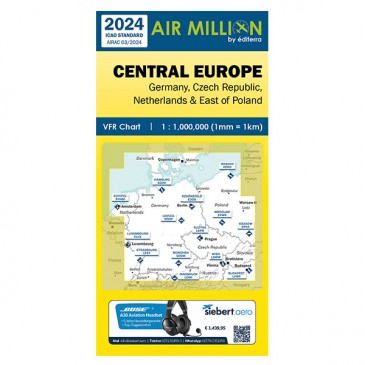 Carte VFR Air Million Central Europe 2024