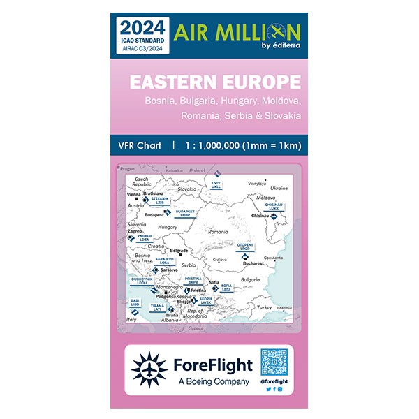 Carte VFR Air Million Eastern Europe 2024
