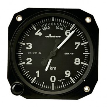 Altimètre Winter 4-FGH-10 en mètres