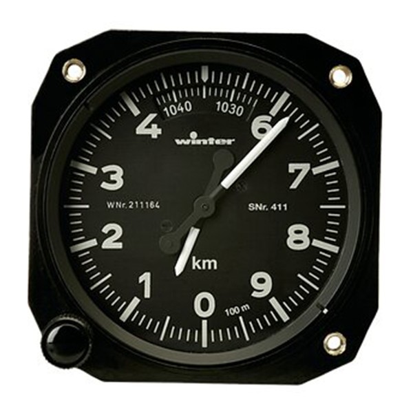 Altimètre Winter 4-FGH-10 en mètres