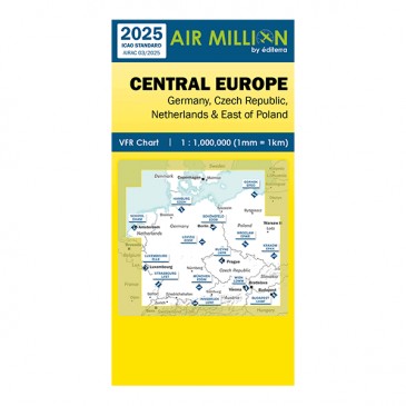 Carte VFR Air Million Europe Centrale 2025