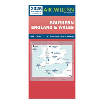 Carte VFR Air Million Southern England & Wales 2025