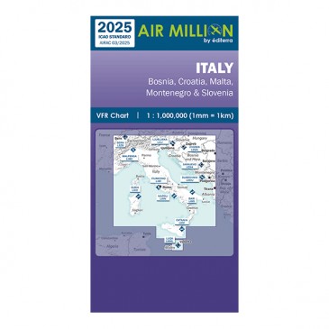 Carte VFR Air Million Italie 2025