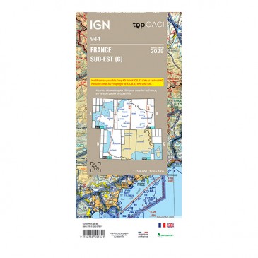 Carte IGN OACI 2025 Sud-Est
