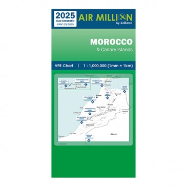 Carte VFR Air Million Maroc 2025