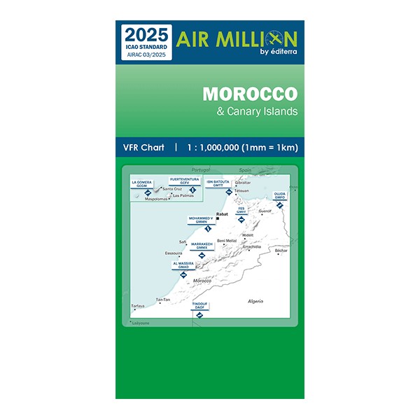 Carte VFR Air Million Maroc 2025