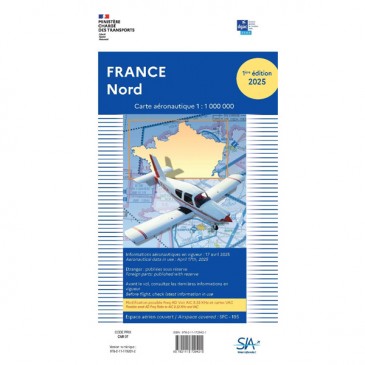 Carte SIA "million" France Nord 2024