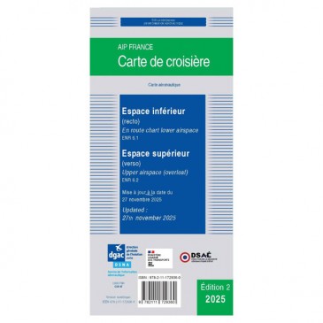 Carte de croisière SIA - espace inférieur et supérieur 2025 - 2e édition