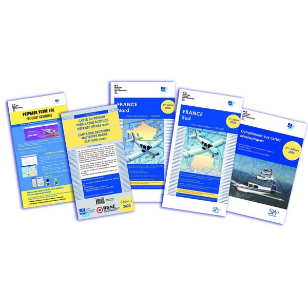 Documents VFR SIA 2025 au 1:1 000 000 - 2e édition Documents VFR SIA 2025 au 1:1 000 000 - 2e édition