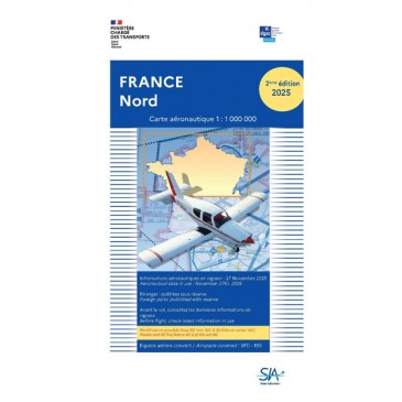 Carte SIA "million" France Nord 2025 - 2e édition