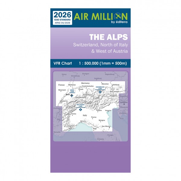 Carte VFR Air Million Alpes 2026