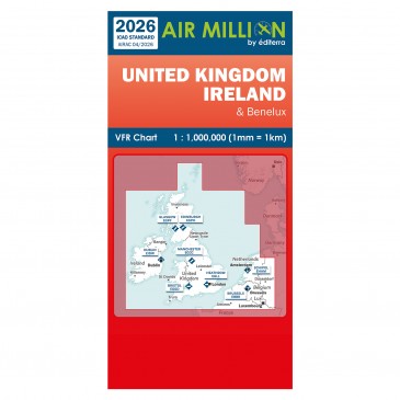 Carte VFR Air Million UK-Ireland 2026