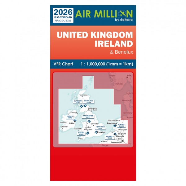 Carte VFR Air Million UK-Ireland 2026