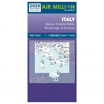 Carte VFR Air Million Italie 2026
