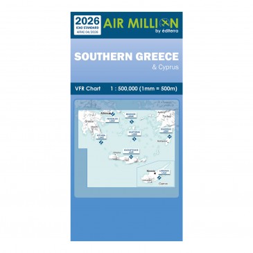 Carte VFR Air Million Grèce Sud 2026