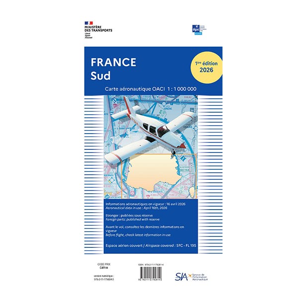 Carte SIA "million" France Sud 2026 - 1e édition