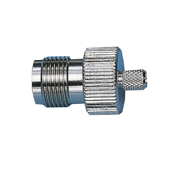 Connecteur TNC, femelle, droit, à sertir RG-142, RG-400