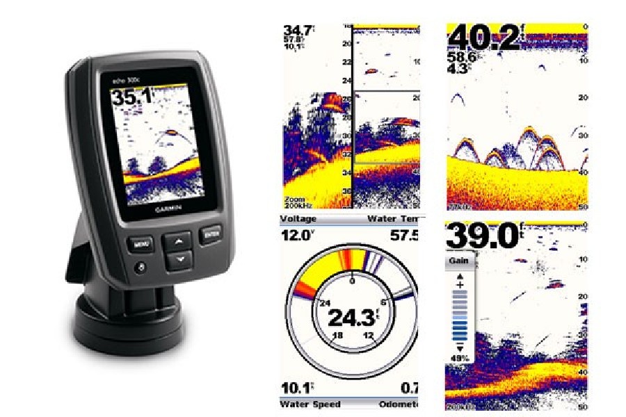 Mart Afbestille forbundet GPS Sondeur Marine Garmin Echo 300C